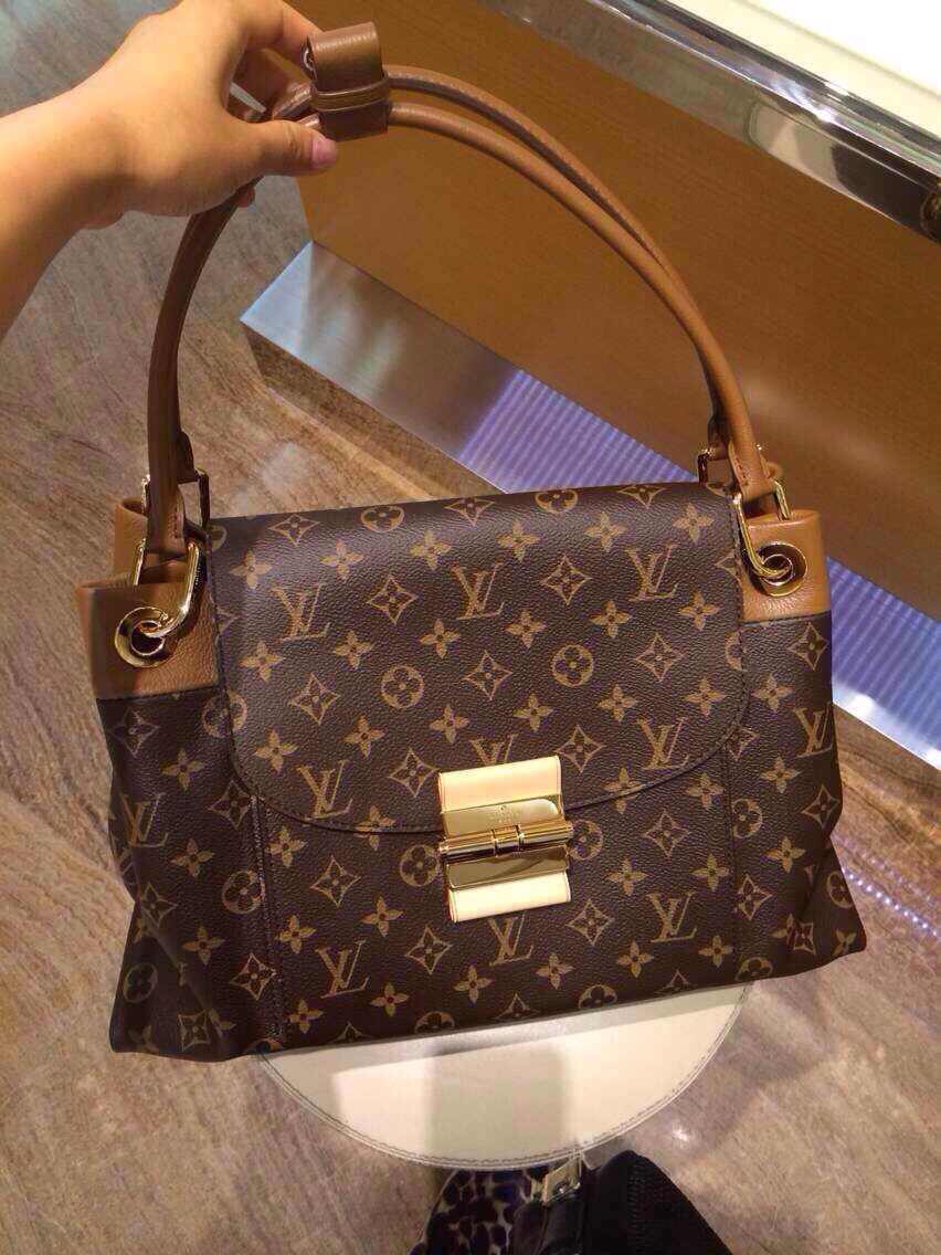 Authentic Louis Vuitton Monogram Canvas Olympe Bags M40925 Havan